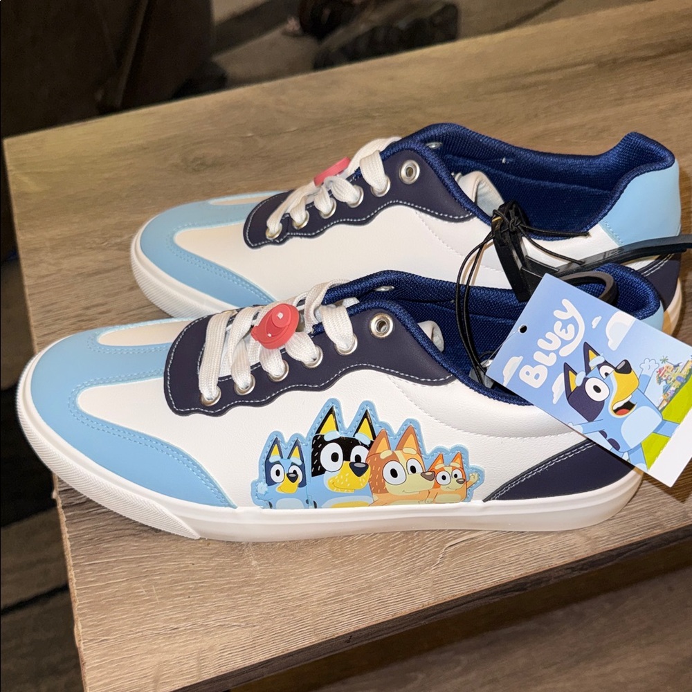 Woman’s Bluey Sneakers (Size 10) Brand new !